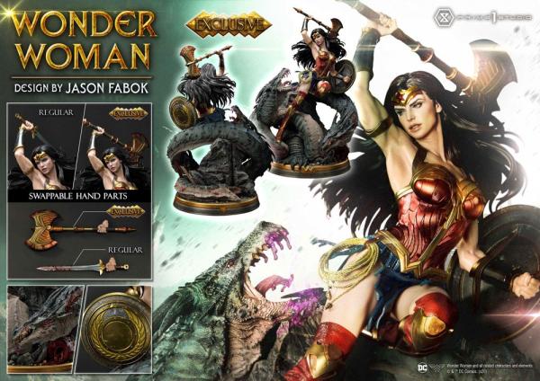 Wonder Woman Statue 1/3 Wonder Woman vs. Hydra Exclusive Bonus Version 90 cm