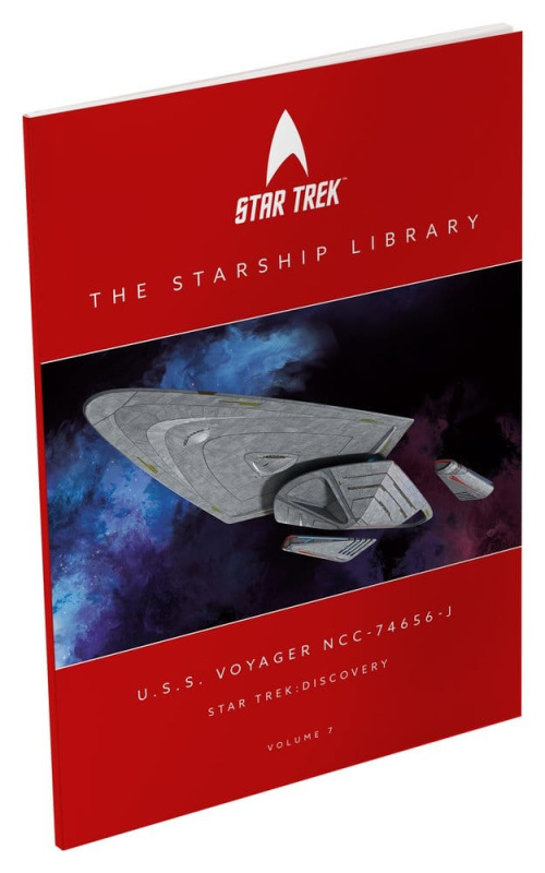 Star Trek Library Die-Cast U.S.S. Voyager NCC-74656-J 10 cm 3