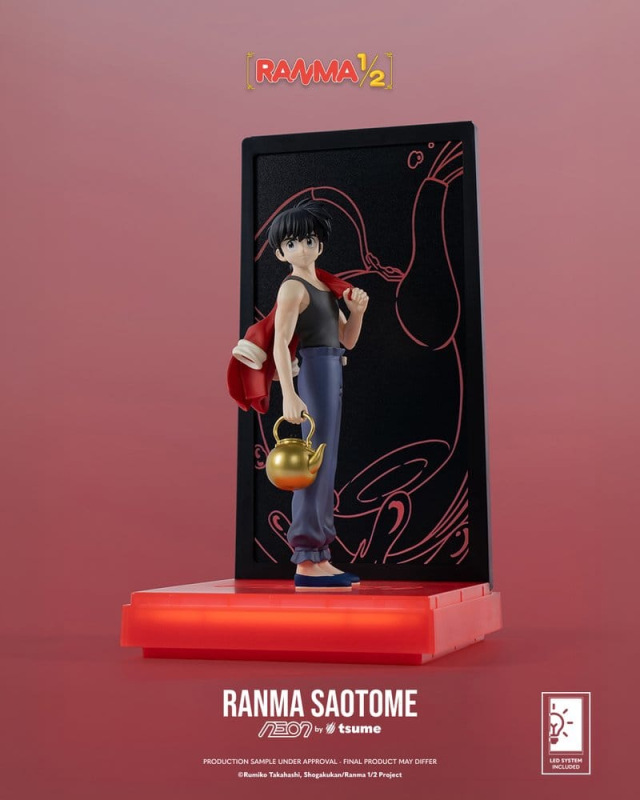 Ranma Neon Figure 1/9 Ranma Saotome Boy 20 cm 6