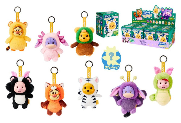 Disney YUYUS Plush Figure Winnie the Pooh Blindbox Display (8) 1