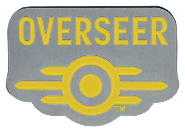 Fallout Vault-Tec Overseer Lanyard & Pin Badge Set 3