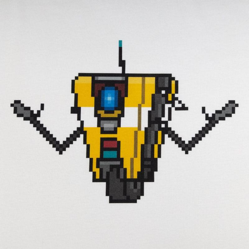 Borderlands T-Shirt Claptrap Pixel Art Size XL