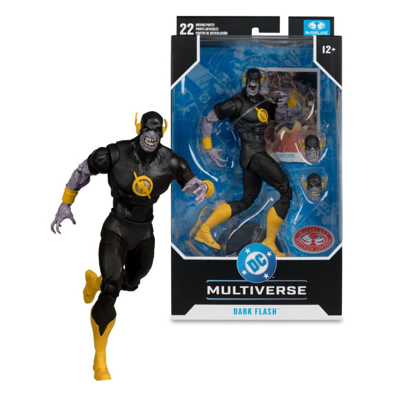DC Comics DC Multiverse Action Figure Dark Flash (Dark Mulitverse) (Red Platinum Edition) 18 cm 3