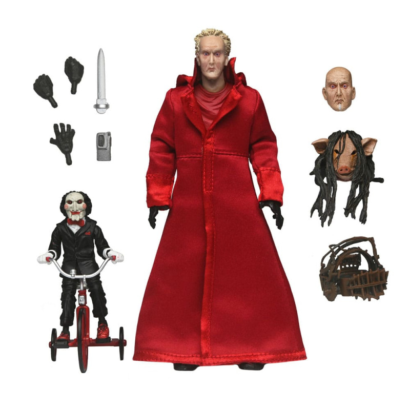 Saw Action Figure Ultimate Jigsaw Killer Red Robe 18 cm 6