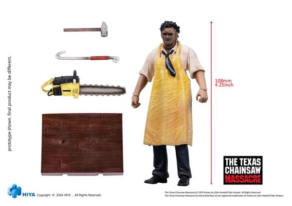 Texas Chainsaw Massacre (1974) Exquisite Mini Action Figure 1/18 LeatherFace - Killing Mask Standard