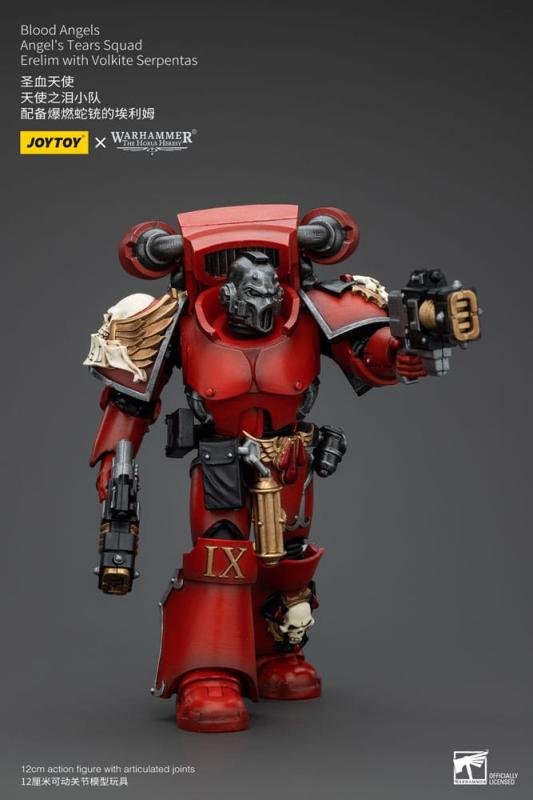 Warhammer The Horus Heresy Action Figure 1/18 Blood Angels Angel's Tears SquadErelim with Volkite Se