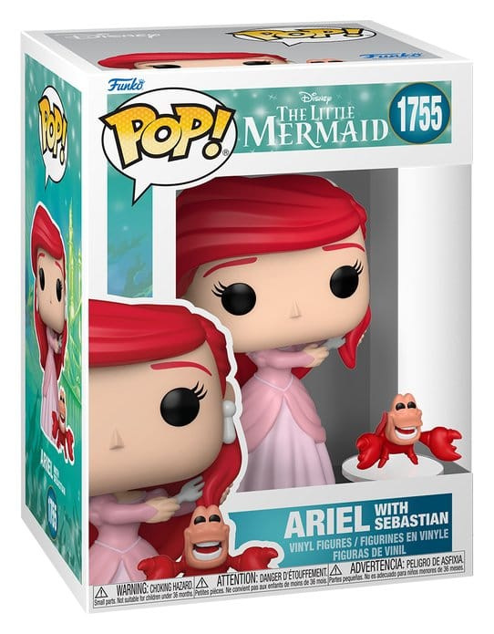 The Little Mermaid POP! Vinyl Figure S3 – Ariel with Sebastian 9 cm 1