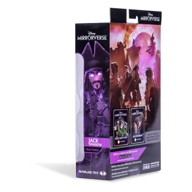 Disney Mirrorverse:  Jack Sparrow Fractured 18 cm Action Figure - McFarlane Toys