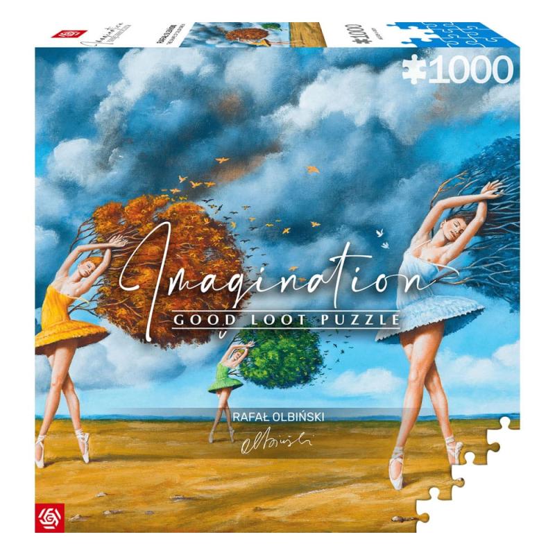 Rafal Olbinski Imagination Puzzle The Shape of Color Green (1000 pieces)