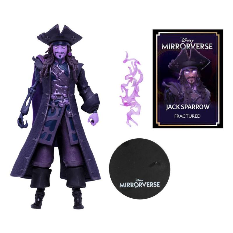 Disney Mirrorverse:  Jack Sparrow Fractured 18 cm Action Figure - McFarlane Toys