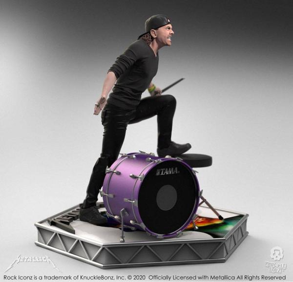 Metallica Rock Iconz Statue Lars Ulrich Limited Edition 22 cm 7