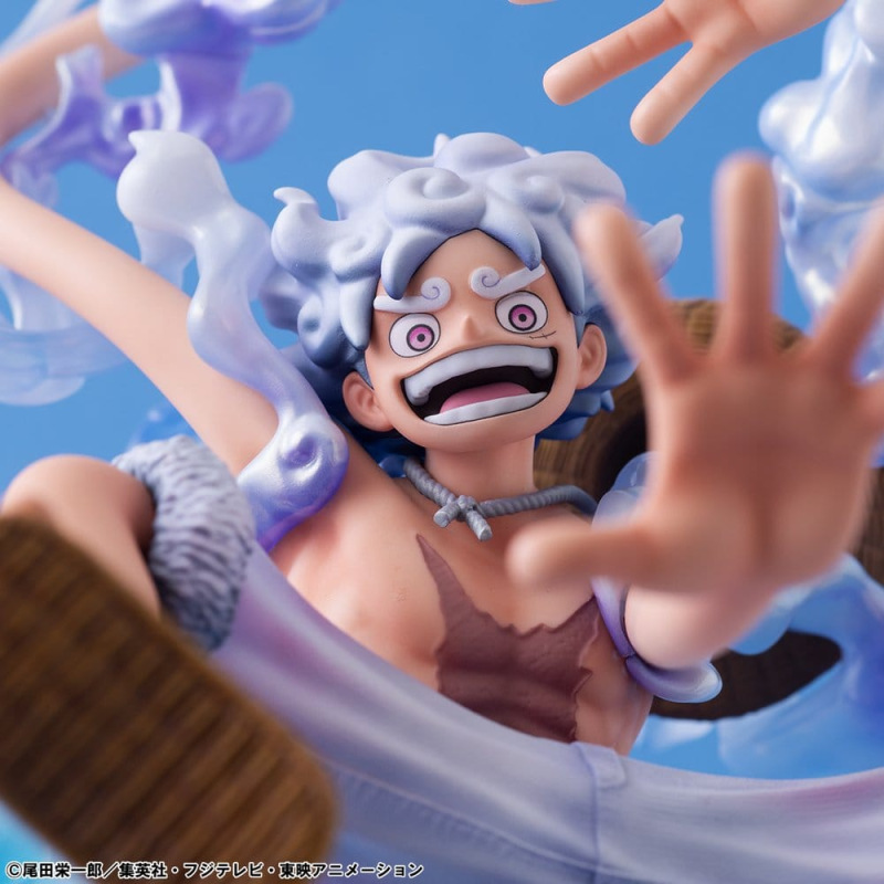 One Piece Portrait.Of.Pirates PVC Figure "Evolutionary History" Monkey D. Luffy "Gear Fifth" 26 cm 8
