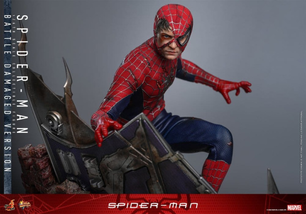Spider-Man Movie Masterpiece Action Figure 1/6 Spider-Man (Battle Damaged Version) 30 cm 14