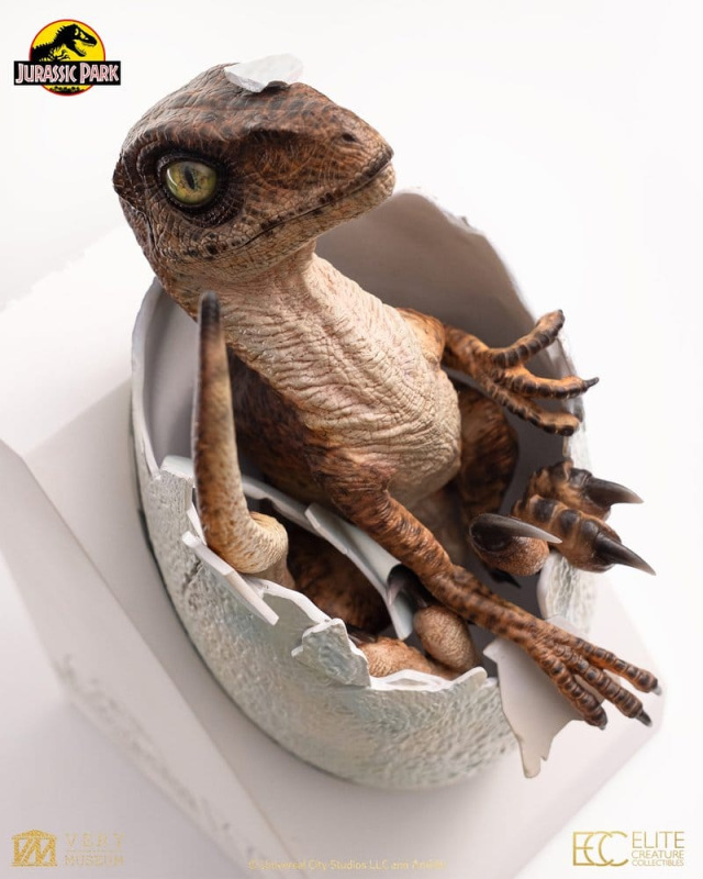 Jurassic Park Replica Bust Velociraptor Hatching Egg 24 cm 11