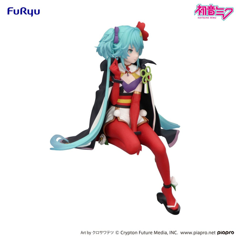 Hatsune Miku Noodle Stopper PVC Statue Flower Fairy Camellia 15 cm 3