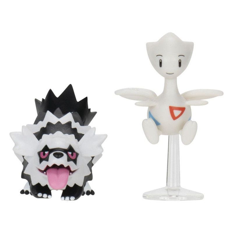 Pokémon Figure 2-Pack Galarian Zigzagoon & Togetic with Stand 8 cm