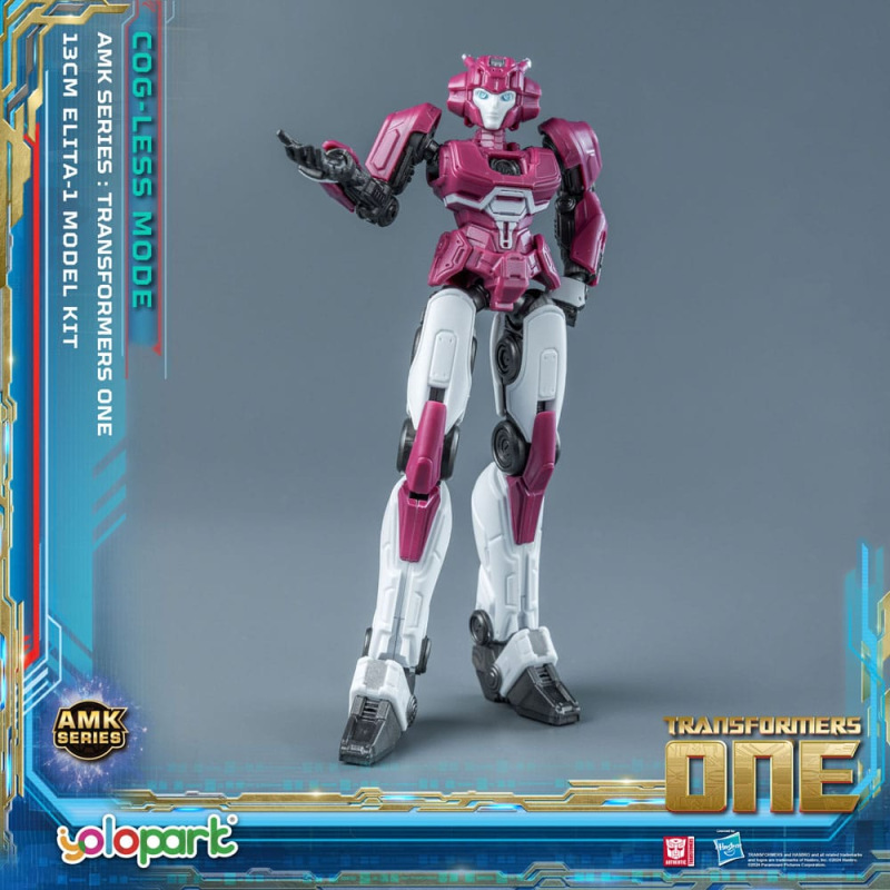 Transformers 8 AMK Mini Series Plastic Model Kit Elita-1 13 cm 6