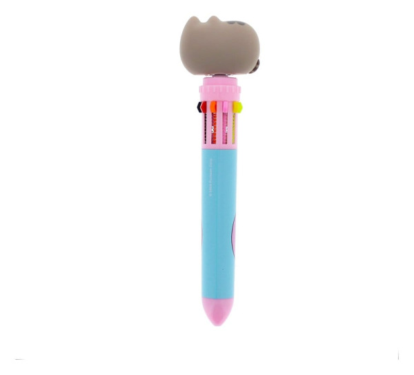 Pusheen Multi Colour Pen Spinny By The Pool Blue 2