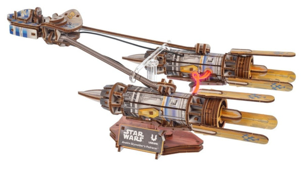 Star Wars 3D Wooden Puzzle Anakin Skywalker's Podracer 3