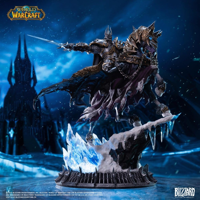 Warcraft Statue The Lich King & Invincible 36 cm 1