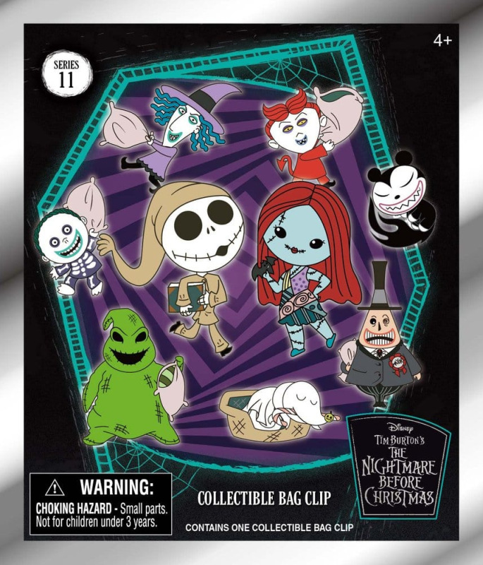 The Nightmare Before Christmas 3D PVC Bag Clips Series 11 Blind Bag Display (24) 2