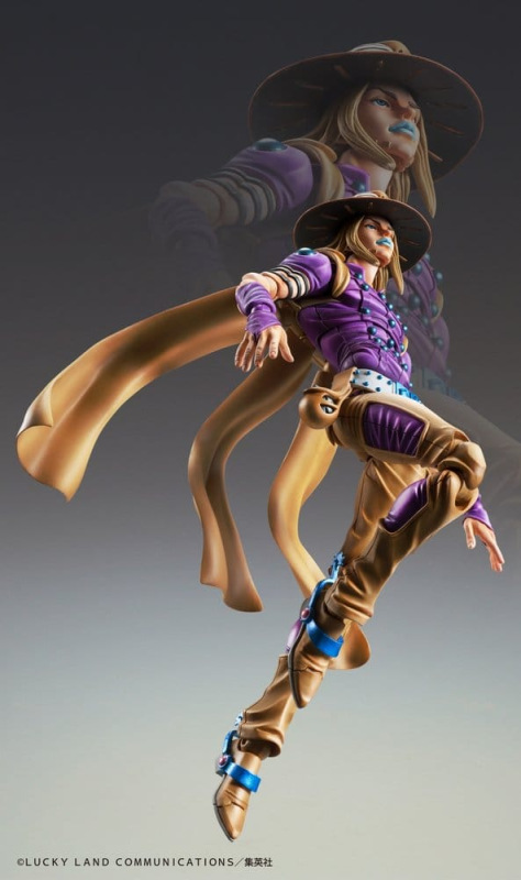 JoJo's Bizarre Adventure Part 7: Steel Ball Run Super Action Action Figure Chozokado Gyro Zeppeli Ve 6