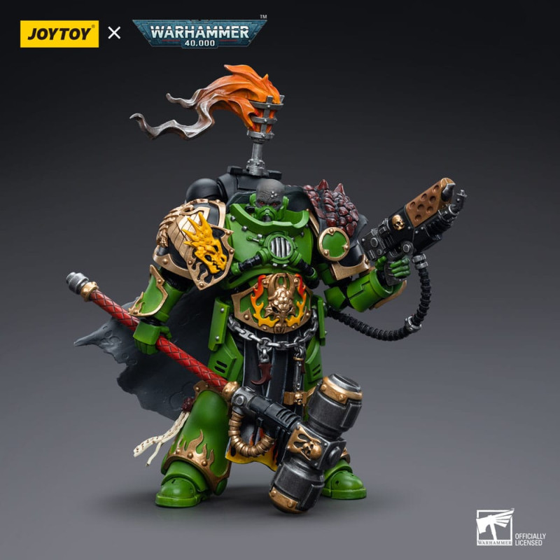 Warhammer 40k Action Figure 1/18 Salamanders Captain Adrax Agatone 12 cm 3