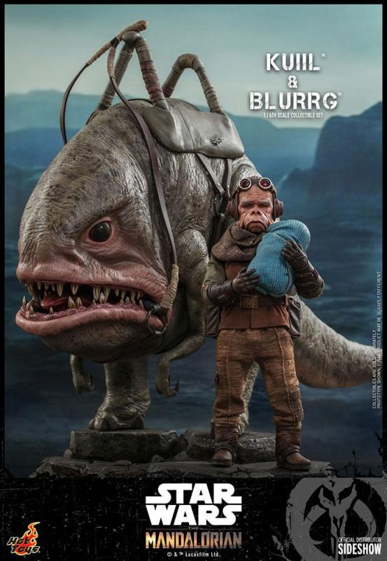Star Wars The Mandalorian: Kuiil & Blurrg 1/6 Action Figure 2-Pack - Hot Toys
