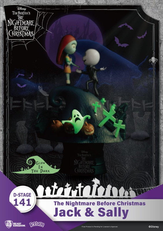 Nightmare before Christmas D-Stage PVC Diorama Jack & Sally 15 cm 4