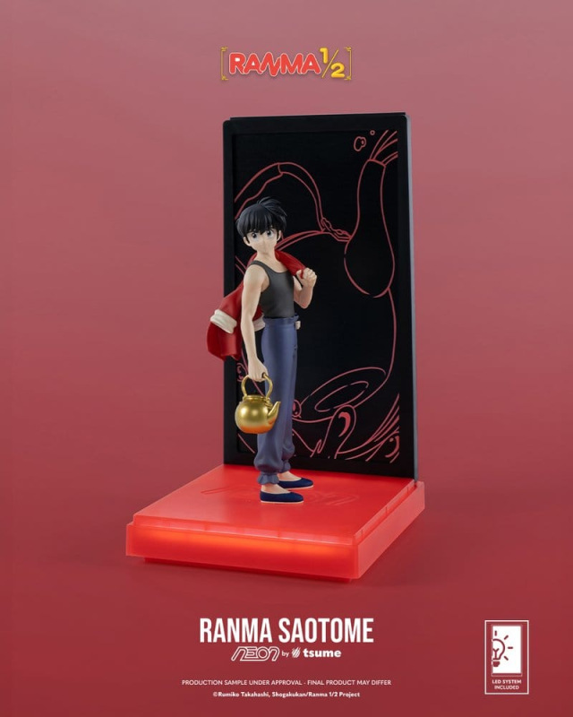 Ranma Neon Figure 1/9 Ranma Saotome Boy 20 cm 4
