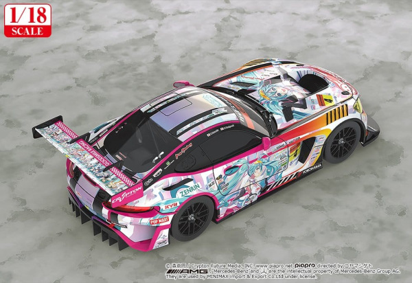 Hatsune Miku GT Project Vehicle 1/18 Good Smile Hatsune Miku AMG 2021 SUPER GT 100th Race Commemorat 2