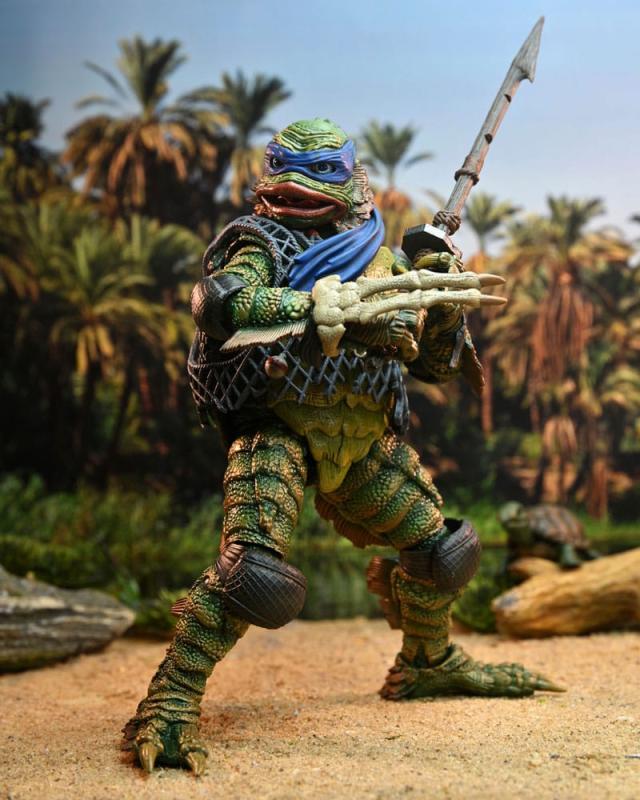 Universal Monsters x Teenage Mutant Ninja Turtles Scale Action Figure Leonardo as the Creature 18 cm 9