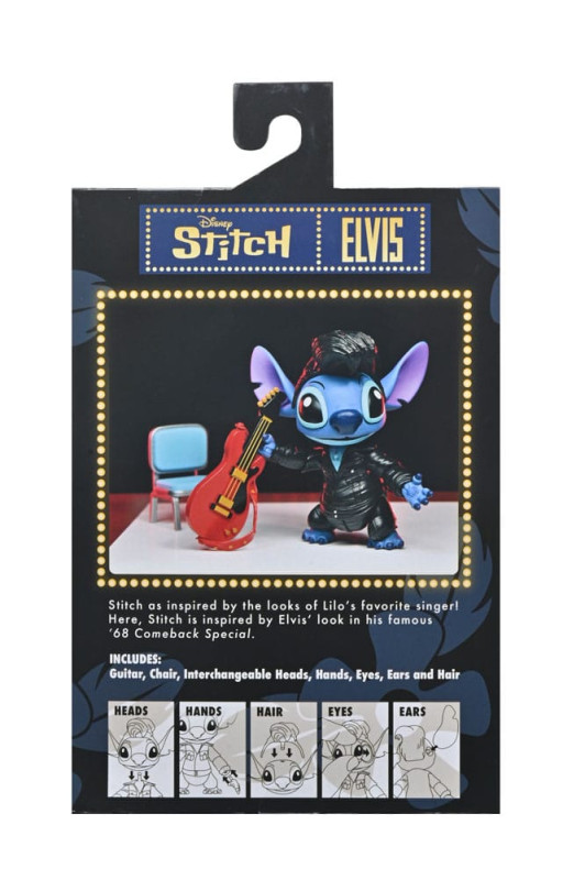 Lilo & Stitch Action Figure Ultimate Singer Elvis Stitch 7 cm 2