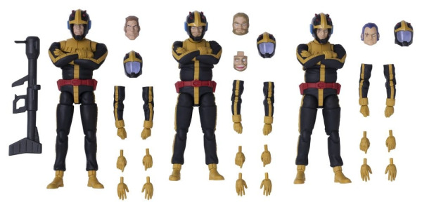 Mobile Suit Gundam G.M.G. Collection 3-Pack Action Figures Principality of Zeon Jet Stream Attack 10 1