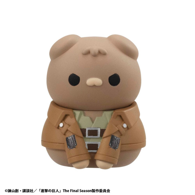 Attack on Titan Mega Cat Project Mini Figures Attack on Tinyan Gathering Scout Regiment danyan! 3 cm 4
