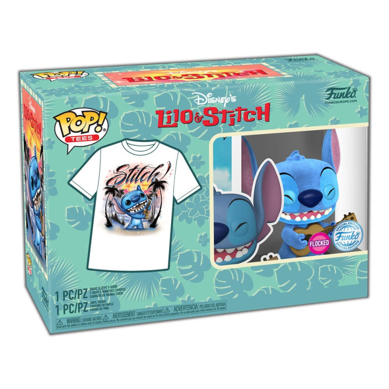 Lilo & Stitch POP! & Tee Box Ukelele Stitch (FL) Size L 5