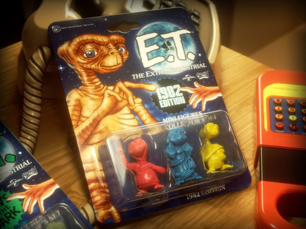 E.T. the Extra-Terrestrial Collector's Set Mini Figures 3-Pack 1982 Edition 5 cm 5