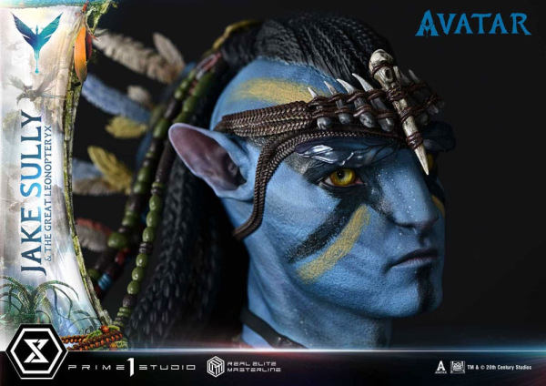 Avatar (Film) Real Elite Masterline Series Statue 1/4 Jake Sully & The Great Leonopteryx 87 cm 9