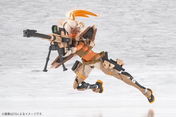 Megami Device Plastic Model 1/1 Yggdrasis Skoll Sharpshooter Tempest 16 cm 4