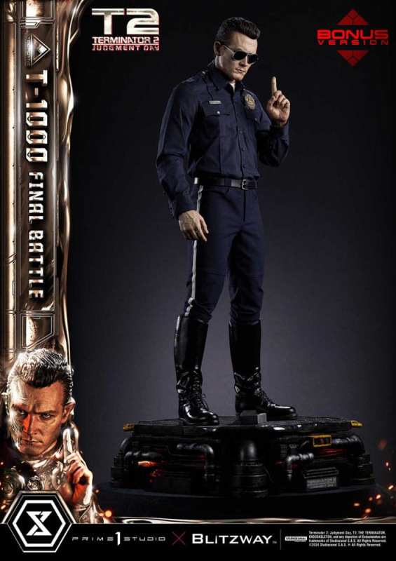 Terminator 2 Museum Masterline Series Statue 1/3 T-1000 Final Battle Deluxe Bonus Version 73 cm 3