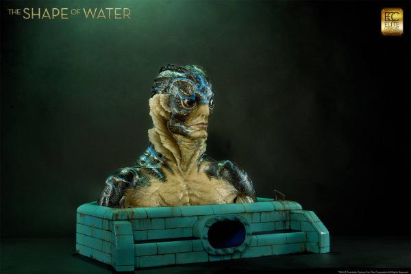 The Shape of Water: Amphibian Man Life-Size Bust - Elite Creature Collectibles