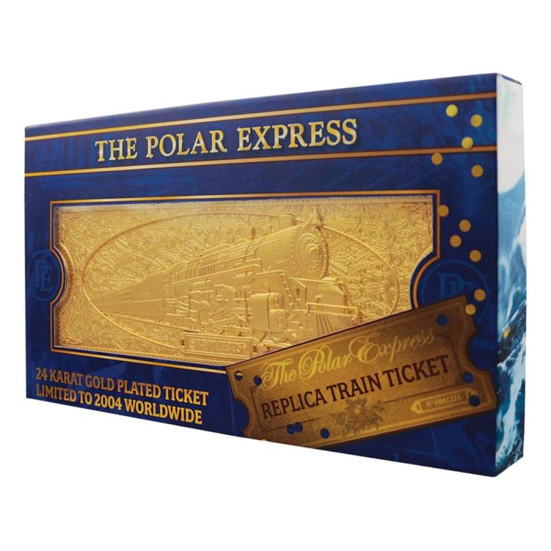 Polar Express Replica Train Ticket 24k Gold Plated Limited Edition 3