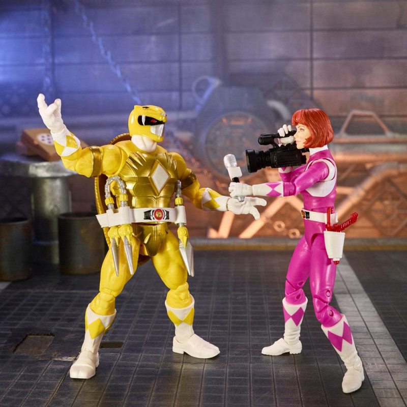 Power Rangers x TMNT Lightning Collection Action Figures 2022 Morphed April O´Neil & Michelangelo 2