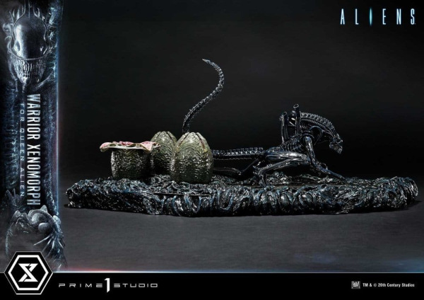 Aliens (Film) Ultimate Diorama Masterline Statue Warrior Xenomorph for Queen Alien 23 cm 7