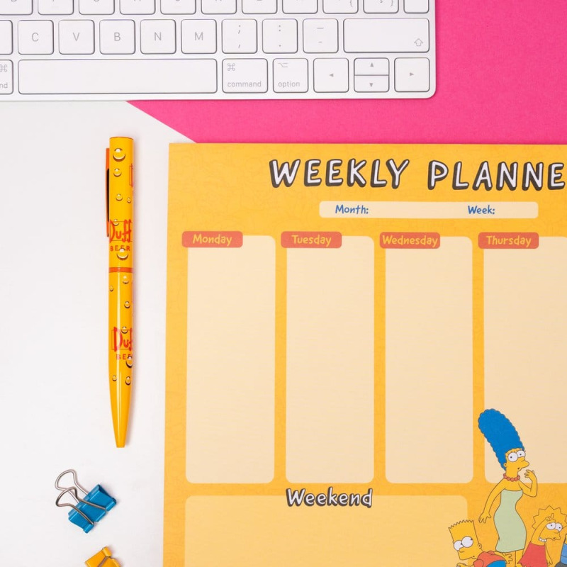 The Simpsons Weekly Planner A4 3