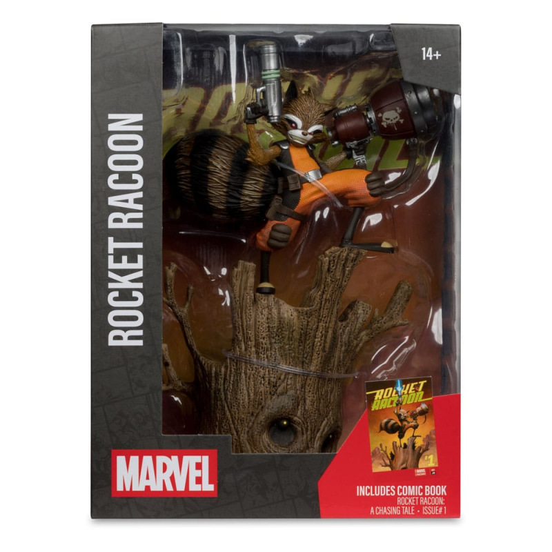 Marvel Collection PVC Statue 1/6 Rocket Racoon (Rocket Racoon: A Chasing Tale #1) 18 cm 7