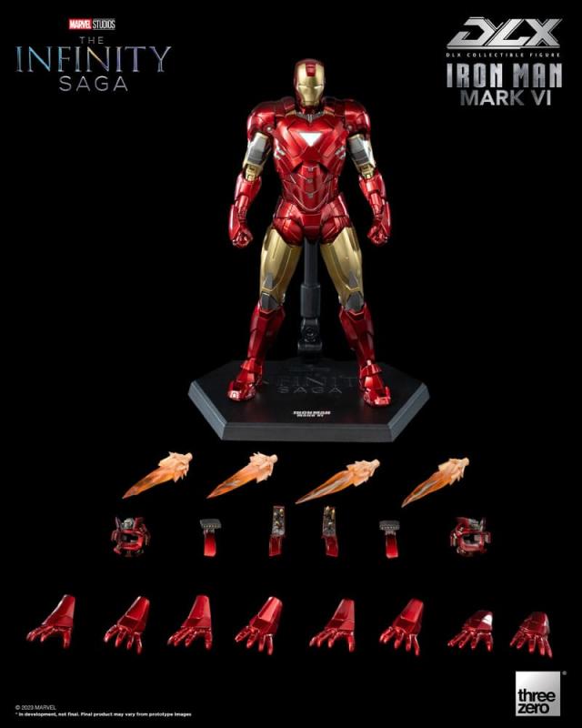 Infinity Saga DLX Action Figure 1/12 Iron Man Mark 6 17 cm 1