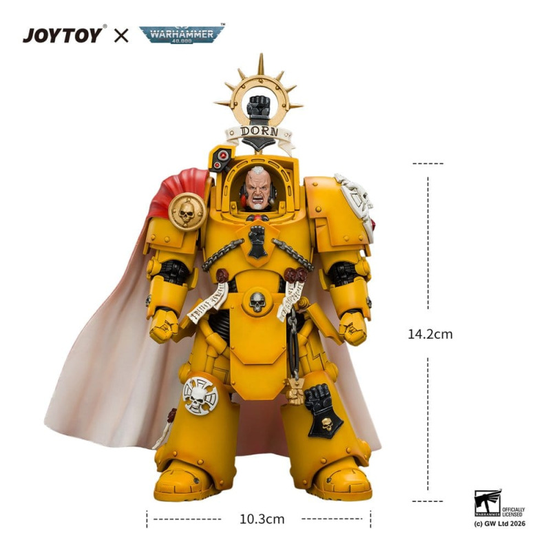 Warhammer Action Figure Imperial Fists Darnath Lysander 14 cm 6