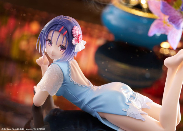 To Love-Ru Darkness PVC Statue Desktop Cute Figure Haruna Sairenji (China Dress Ver.) 13 cm 11