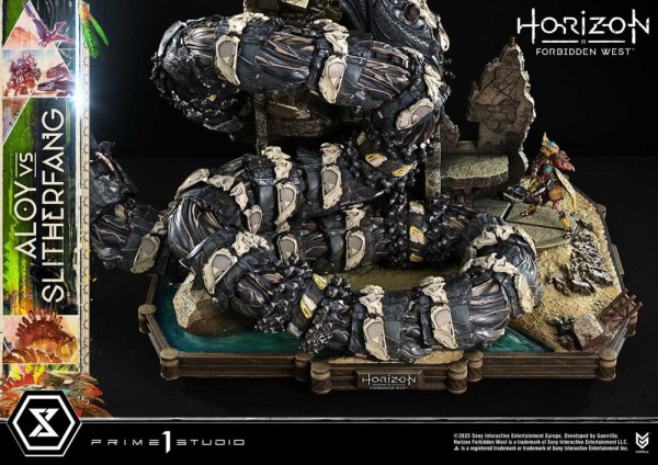 Horizon Forbidden West Ultimate Diorama Masterline Series Statue Aloy vs. The Slitherfang 82 cm 11